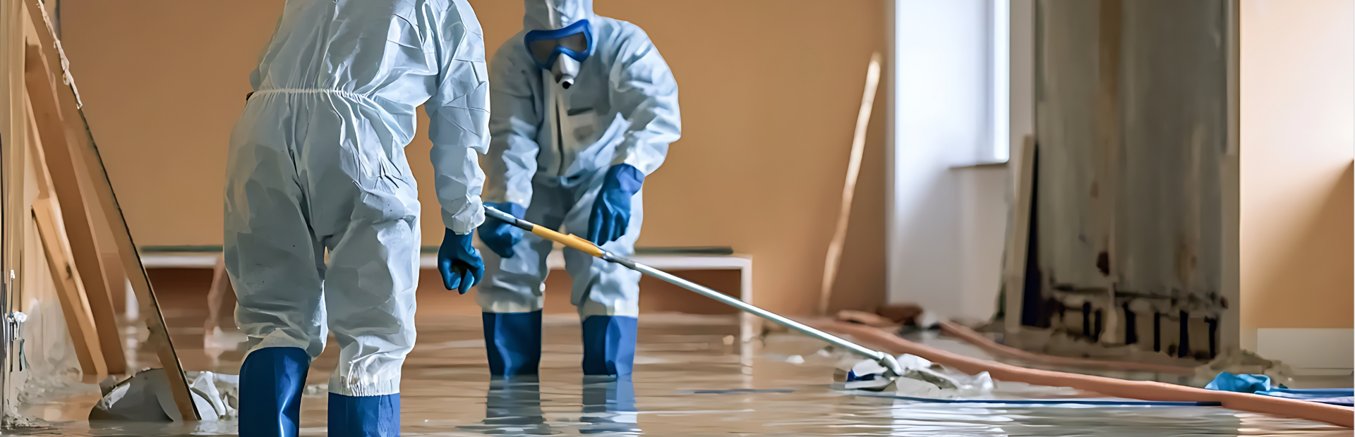 Specialist cleaning team from FMJ BioSafe